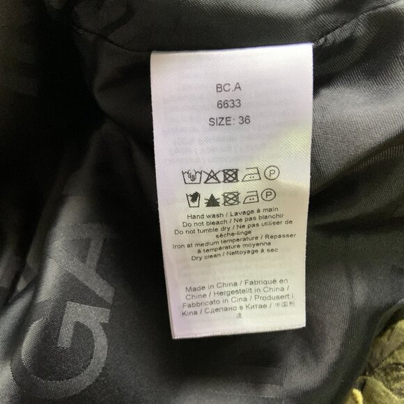 Women's Ganni Lemon Zest Jacquard Suiting Floral Sleeveless Mini Dress Size 36 - Picture 8 of 11